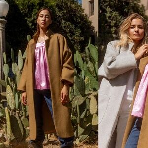 Horses Atelier Alchemist coat in Ochre Herringbone size 2 (sold out)